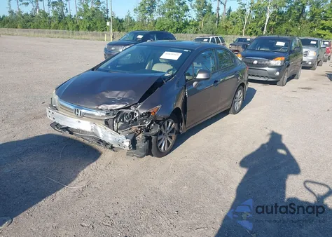 2012 Honda Civic Ex-L from USA, damaged, VIN 19XFB2F94CE038445